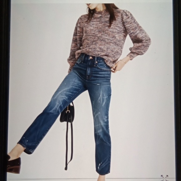 Madewell Denim - Madewell Classic Straught Jeans In Croston Wash Old School Womens  26